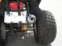 不正登録で「軽二輪」ナンバーを付けた110cc ATV