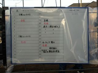 アパート工事(9)